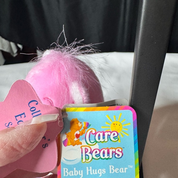 Care Bears Baby Hugs Bear Plush NWT Collector’s Edition Pink w Blanket - Picture 5 of 7